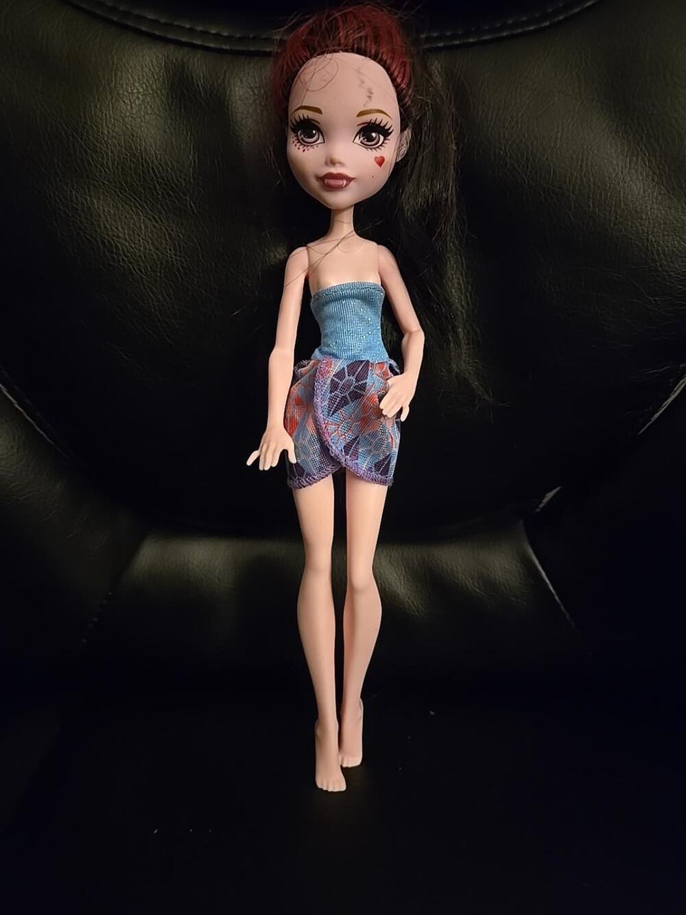 Monster High Operetta Doll G1 Mattel Loose Incomplete Red Hair Heart Cheek